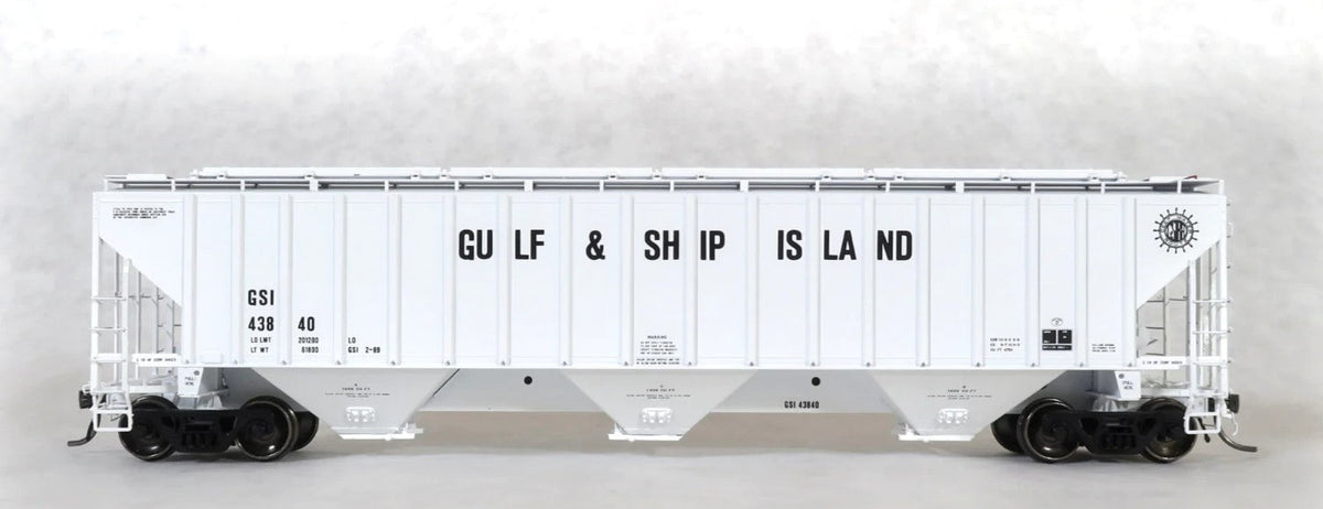 HomeShops HomeShops HFH-003-002 GSI - Gulf and Ship Island #43840 Tangent PS-4427 Covered Hopper Car HO Scale