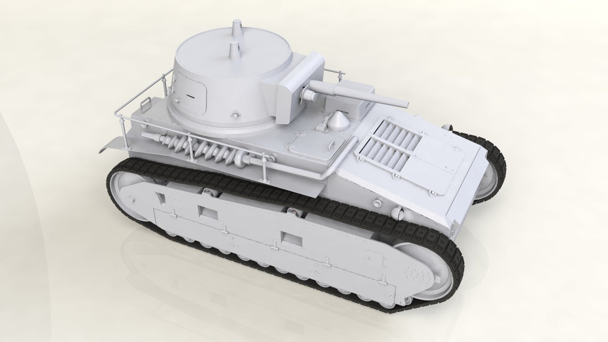 ICM Models MILITARY MODEL ICM Models 1/35 German Leichttraktor Rheinmetall 1930 Tank (New Tool) Kit