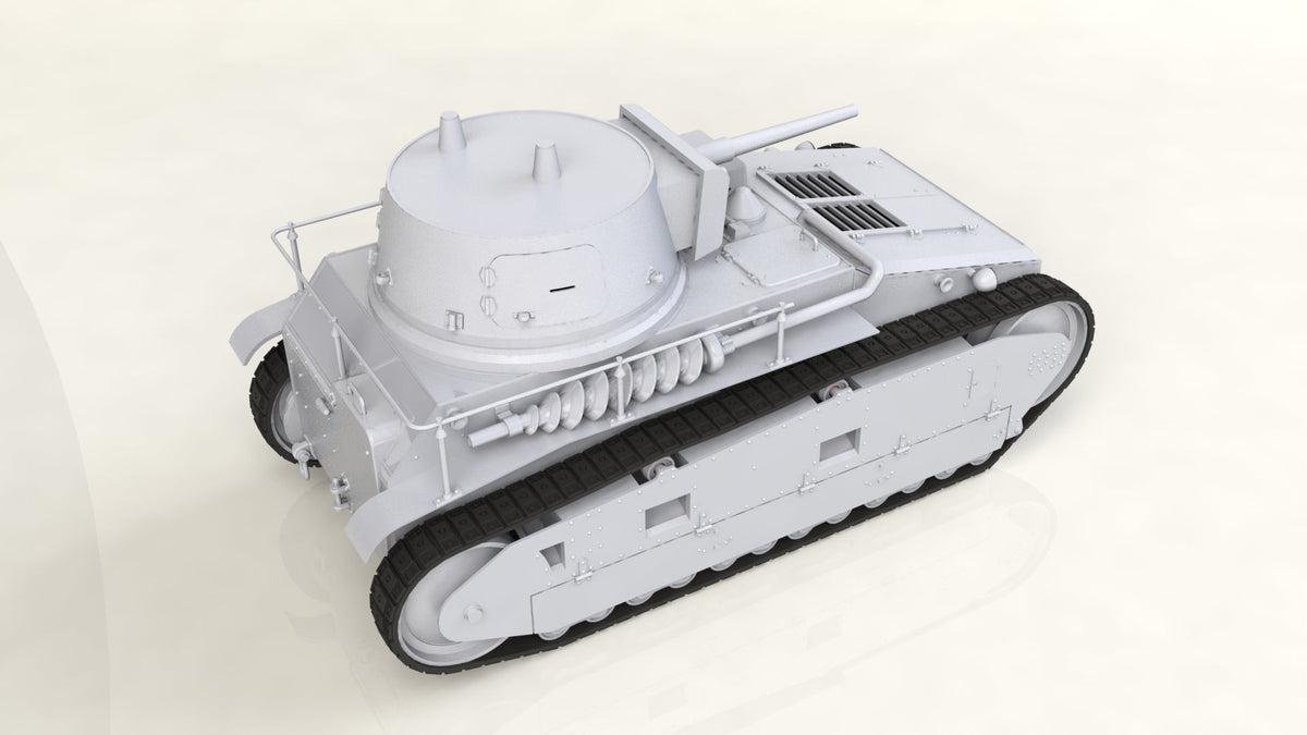 ICM Models MILITARY MODEL ICM Models 1/35 German Leichttraktor Rheinmetall 1930 Tank (New Tool) Kit