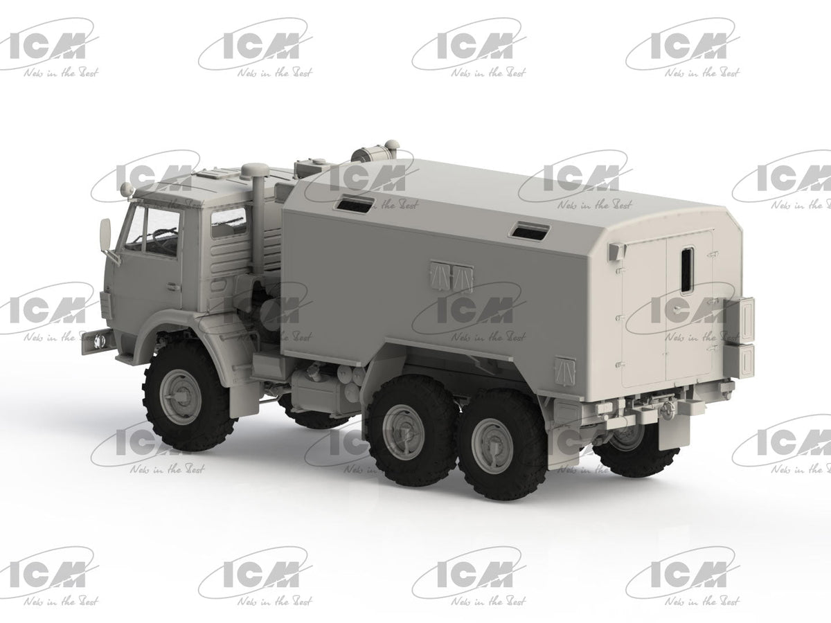 ICM Models MILITARY MODEL ICM Models 1/35 Soviet Six-Wheel Army Truck w/Shelter Kit