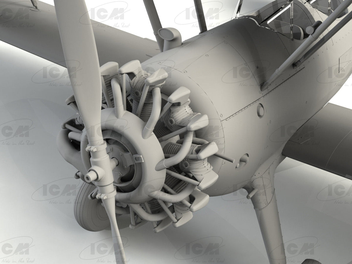ICM Models MODEL AIRCRAFT ICM Models 1/32 Stearman PT13/N2S2/5 Kaydet American Training Aircraft Kit