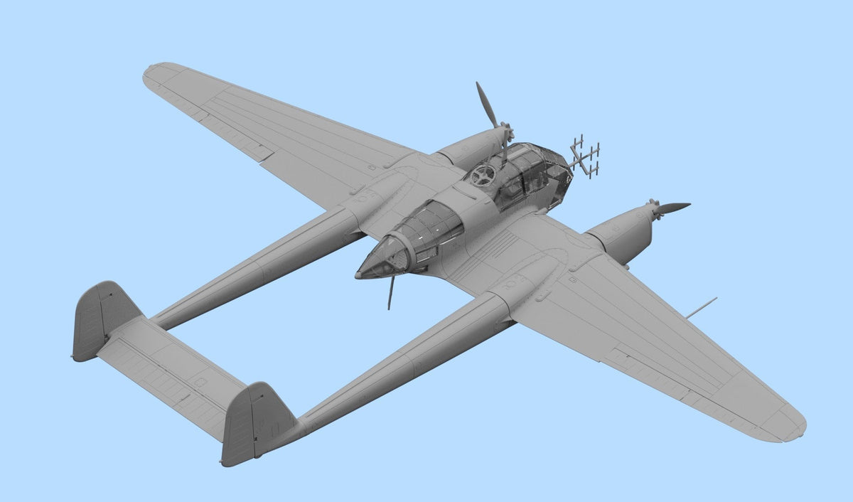 ICM Models MODEL AIRCRAFT ICM Models 1/72 FW 189A-1 WWII German Night Fighter Kit