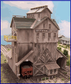 Blair Line MODEL TRAINS Blair Line HO Cash Mine Works Ore House Kit