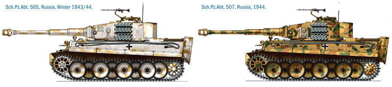 Italeri MILITARY MODEL Italeri 1/35 WWII German PzKpfw VI Tiger I Ausf E Tank Kit