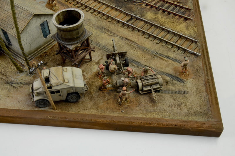 Italeri MILITARY MODEL Italeri 1/72 El Alamein Battle Railway Station Diorama