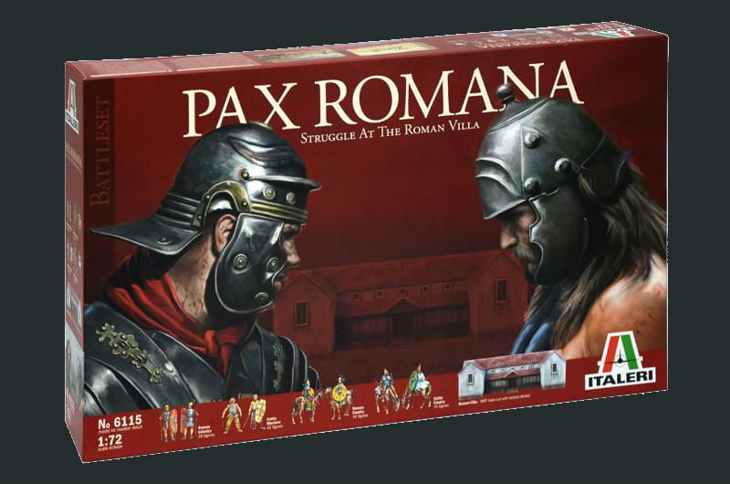 Italeri MILITARY MODEL Italeri 1/72 Pax Romama Struggle at the Roman Villa Battle Diorama Kit