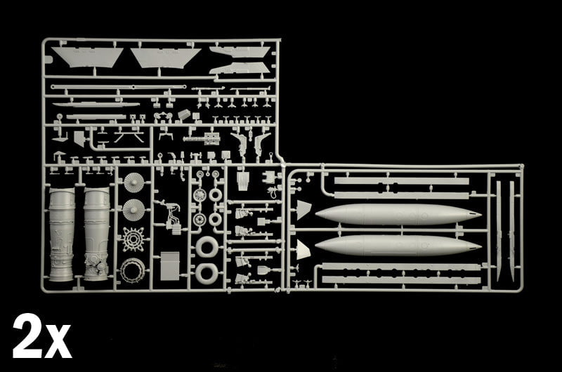 Italeri MODEL AIRCRAFT Italeri 1/32 Tornado ECR Jet Aircraft Kit