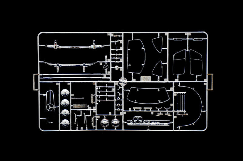 Italeri MODEL CARS Italeri 1/16 Mercedes Benz 300SL Gullwing Car Kit