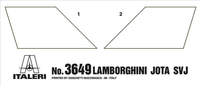 Italeri MODEL CARS Italeri 1/24 Lamborghini Miura JOTA SVJ Kit