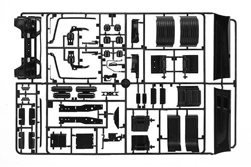 Italeri MODEL CARS Italeri 1/24 Mercedes Benz Actros Black Edition Tractor Cab Kit