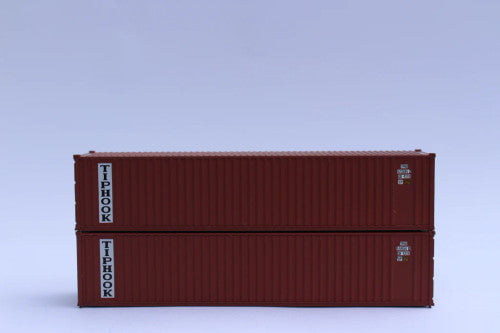 Jacksonville Terminal Company JTC MODEL TRAINS 405511 TIPHOOK 40' Standard Height 8'6 corrugated PANEL side steel containers N Scale