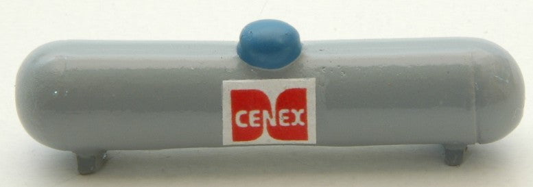 JL Innovative MODEL TRAINS JL Innovative Design HO Custom Large Tank Propane Skelgas Gray/Blue Top