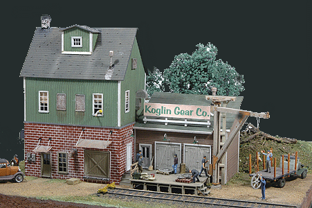 JL Innovative MODEL TRAINS JL Innovative Design HO Koglin Gear Company Laser-Cut Wood Kit
