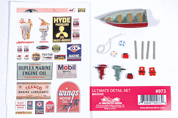 JL Innovative MODEL TRAINS JL Innovative Design HO Ultimate Marine Detail Set