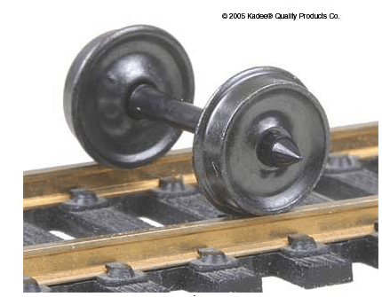 Kadee Details & Parts Kadee 524 28" Diameter Smooth "Standard" Wheelsets - Code 110 (12 Sets), HO