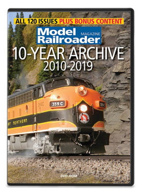 Kalmbach Publishing Co Kalmbach Publishing Co 15361 Model Railroader: 10-Year Archive 2010-2019 DVD-ROM -- For Computer Use Only, PC or Mac