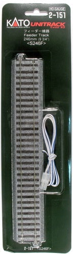 Kato Track Kato HO 2151 Unitrack 246mm 9-3/4" Straight Feeder