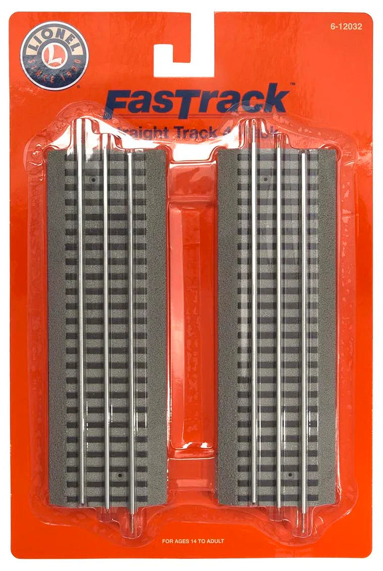 Lionel Lionel 6-12032 O Gauge FasTrack 10" Straight (4-Pack)