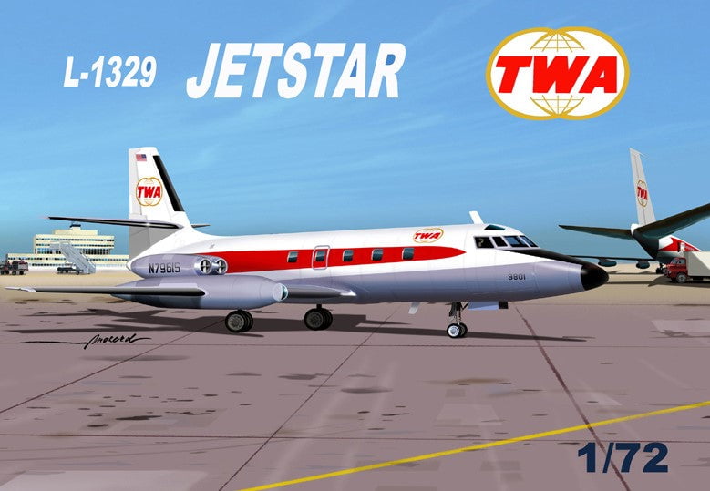 Mach-2 MODEL AIRCRAFT Mach-2 1/72 L1329 Jetstar TWA Business Jet Kit