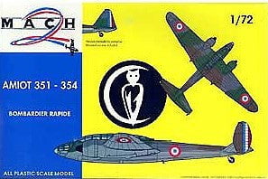 Mach-2 MODEL AIRPLANES Mach-2 1/72 Amiot 351/354 WWII French Medium Bomber Kit