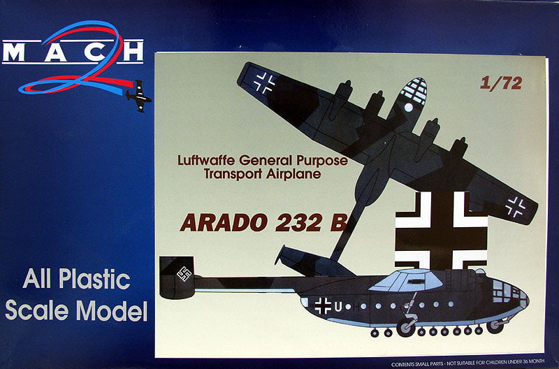 Mach-2 MODEL AIRPLANES Mach-2 1/72 Arado 232B Luftwaffe General Purpose Transport Aircraft Kit