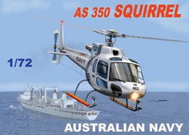 Mach-2 MODEL AIRPLANES Mach-2 1/72 AS350 Squirrel Australian Navy/Army Helicopter Kit