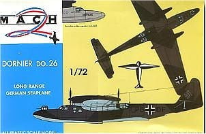 Mach-2 MODEL AIRPLANES Mach-2 1/72 Do26 WWII German Long Range Seaplane Kit