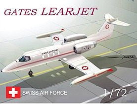 Mach-2 MODEL AIRPLANES Mach-2 1/72 Gates Learjet Swiss AF Aircraft Kit