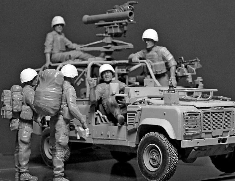 Master Box MILITARY MODEL Master Box Ltd 1/35 Modern UK Infantrymen Present Day (5) Kit