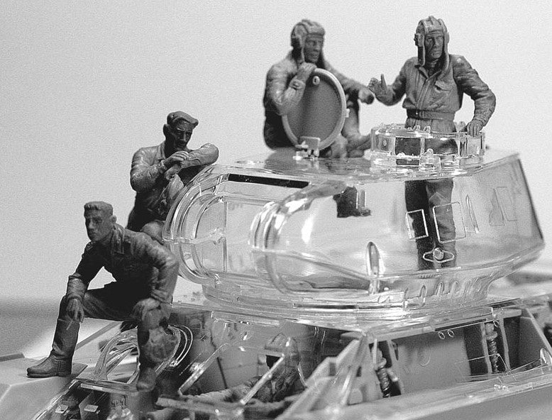 Master Box MILITARY MODEL Master Box Ltd 1/35 Soviet Tank Crew 1943-45 (5) Kit
