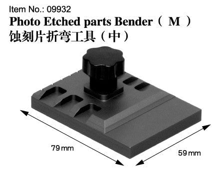 Master Tools HOBBY TOOLS Master Tools Photo-Etched Parts Medium Bender