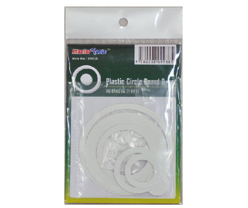 Master Tools HOBBY TOOLS Master Tools Plastic Rings/Circles (30mm - 80mm) & Disc (1mm - 20mm) Set