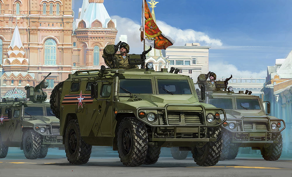 Meng MILITARY MODELS Meng 1/35 GAZ233115 Tiger-M SPN SPV Russian All-Terrain Vehicle Kit