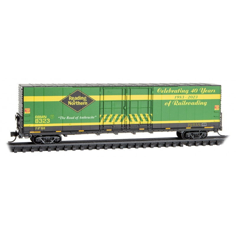Micro Trains Micro-Trains 102 00 223 Reading & Blue Mountain Northern 40th Anniversary Car #8323 N Scale