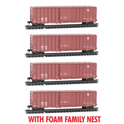 Micro Trains Micro Trains 993 00 193 BNSF 4-pk- RP#193 N Scale