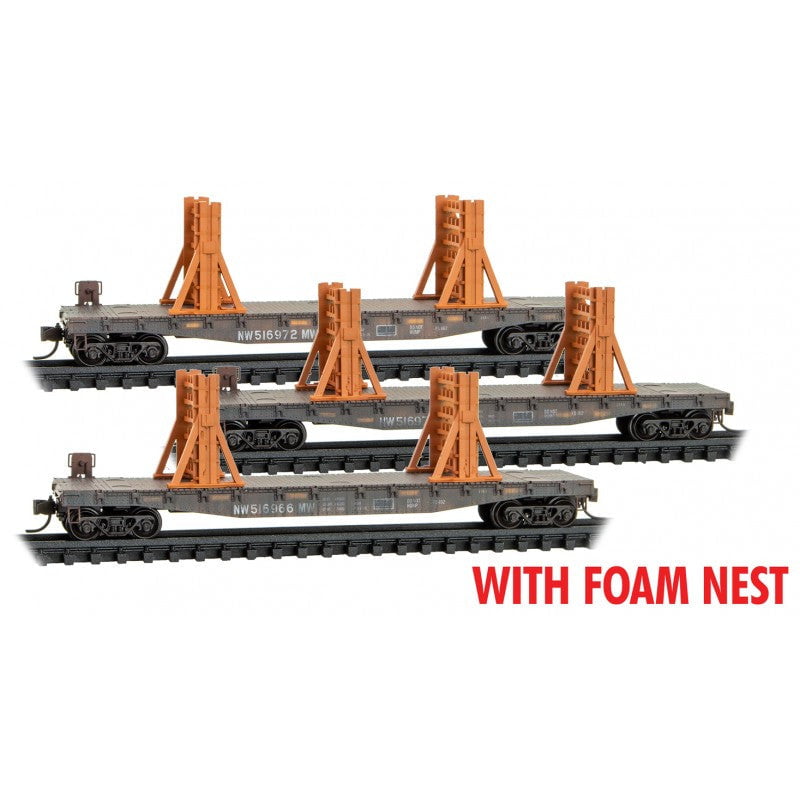 Micro Trains Micro Trains 993 02 220 NS Norfolk Southern Ribbon Rail #1 3 Pack N Scale