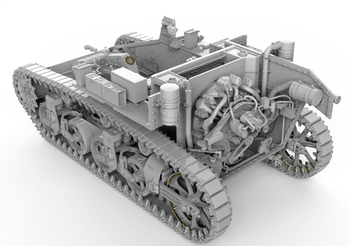MiniArt 1/35 (AFV) Armored Fighting Vehicle MiniArt 35401 1/35 WWII M3 Stuart Tank Initial Prod. with Interior Model Kit
