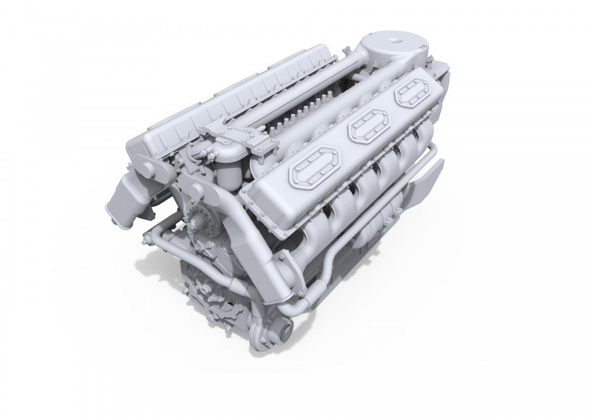 MiniArt 1/35 AFV Detail Accessories MiniArt 37006 1/35 V-54 Engine Model Kit