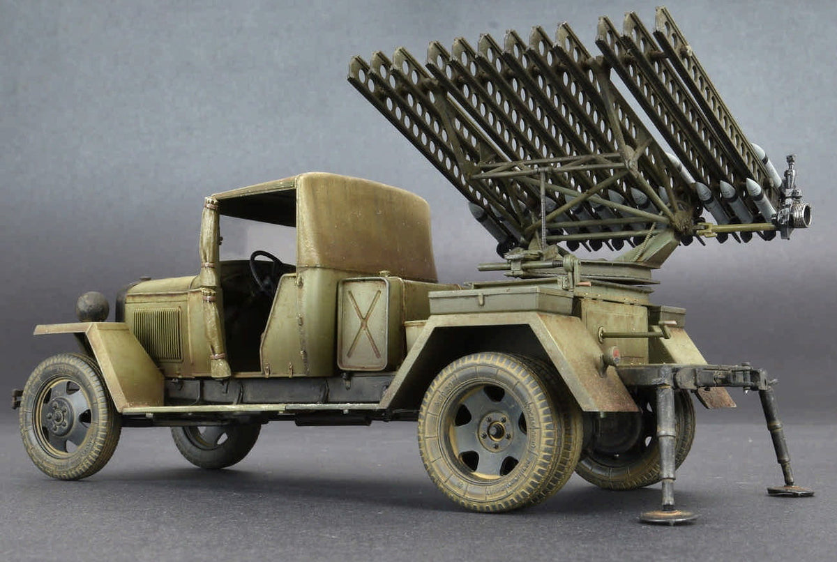 MiniArt 1/35 Military Vehicle MiniArt 35259 1/35 Soviet BM-8-24 Based on 1.5 Ton Truck Model Kit
