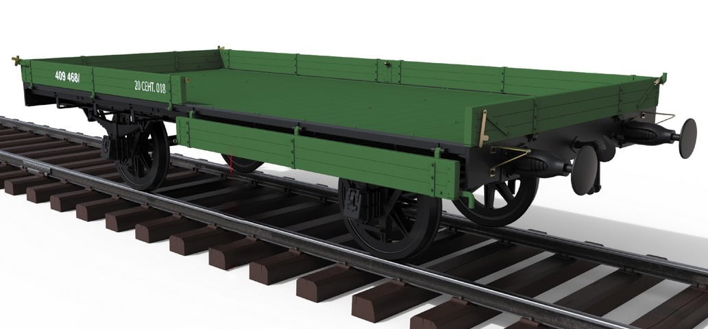 MiniArt Military MiniArt 39004 1/35 German 16.5 Ton Non Brake Flatbed Railcar
