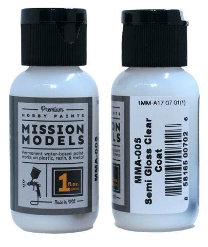 Mission Models Clear Coat Mission Models - MMA-005 Semi Gloss Clear Coat