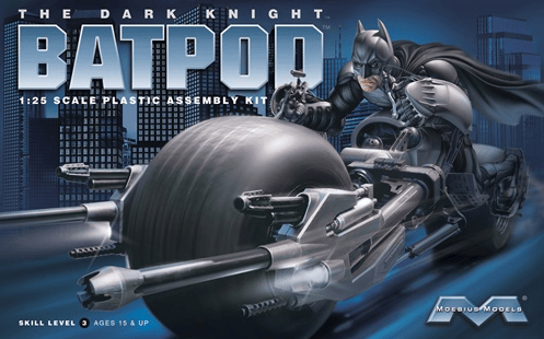 Moebius SCI-FI & SPACE Moebius 1/25 Batman Dark Knight Rises: Bat Pod Kit