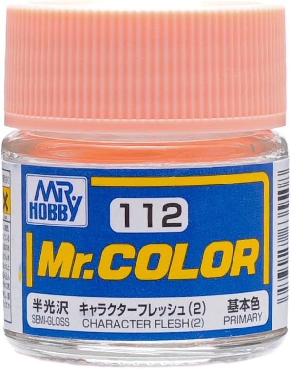 Mr. Hobby Paint Mr. Hobby C112 Mr. Color Semi Gloss Character Flesh (2) Lacquer Paint 10ml