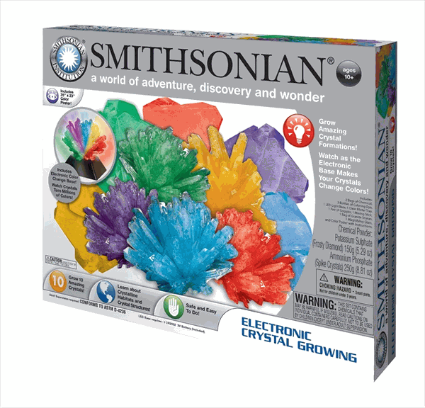Natural Science SCIENCE PROJECTS Natural Science Industries Smithsonian Large Crystal Growing Kit