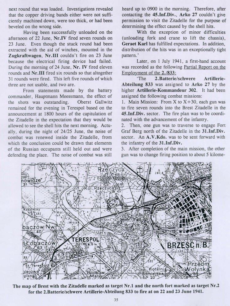 Panzer Tracts HOBBY BOOKS Panzer Tracts Bertha Big Brother Karl Geraet Super Heavy Self-Propelled Mortar