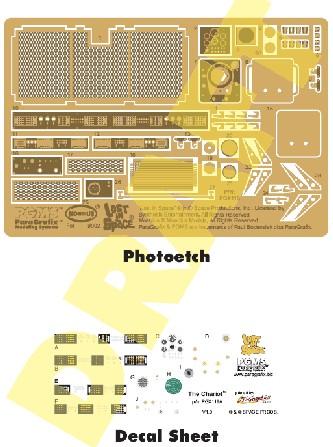 Paragraphix Details DETAIL PARTS Paragraphix Details 1/24 LiS: Chariot Photo-Etch & Decal Set for MOE