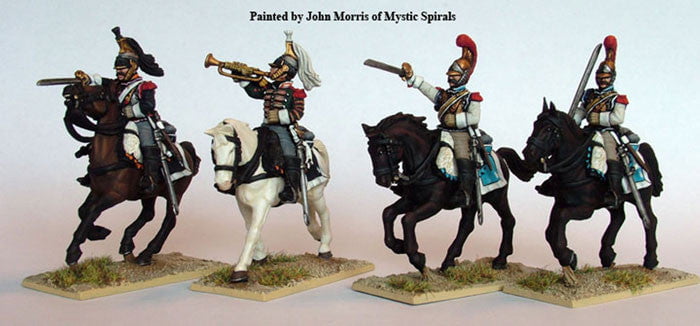 Perry Miniatures WARGAMES Perry Miniatures 28mm French Napoleonic Heavy Cavalry 1812-15 (14 Mtd)
