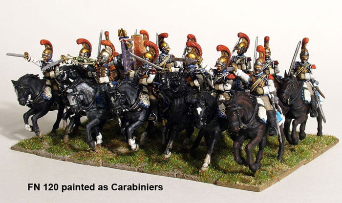 Perry Miniatures WARGAMES Perry Miniatures 28mm French Napoleonic Heavy Cavalry 1812-15 (14 Mtd)