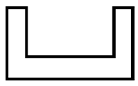 Plastruct Supplies Plastruct 90581 UFS-2 Styrene Deep U Channel, 1/16" (10)