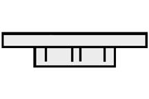 Plastruct Supplies Plastruct 95722 (VHF-14) Flanged Head, 7/16" (5-Pack)